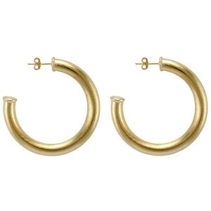 Sheila Fajl Chantal Hoops Brushed Gold